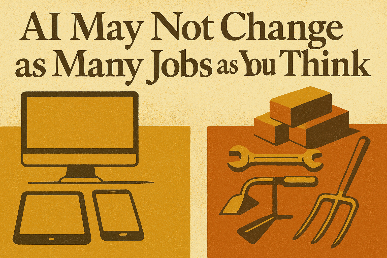 Cover image for: AI May Not Change as Many Jobs as You Think