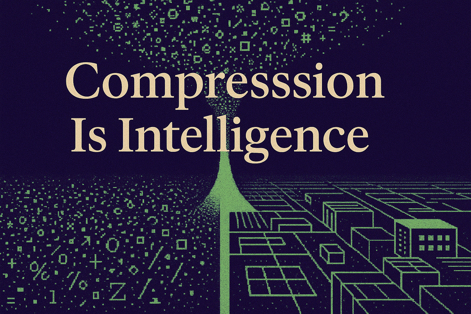 Cover image for: Compression Is Intelligence: The Bootstrapping Path to AGI